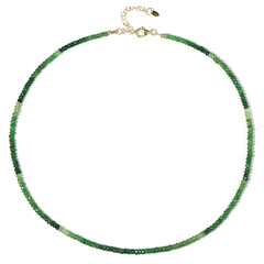 Collier en argent et Tsavorite de Tanzanie