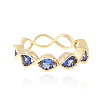 Bague en or et Tanzanite AAA (de Melo)