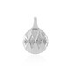 Pendentif en argent et Diamant I4 (J)