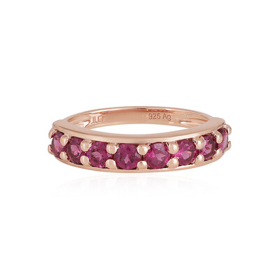 Bague en argent et Grenat Rhodolite