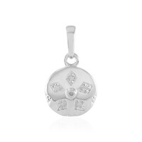 Pendentif en argent et Diamant I2 (I)