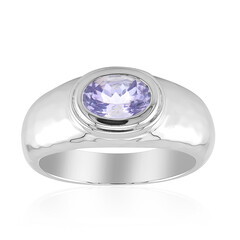 Bague en argent et Tanzanite lilas  (Pallanova)