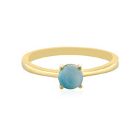 Bague en argent et Larimar