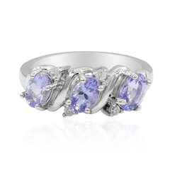 Bague en argent et Tanzanite