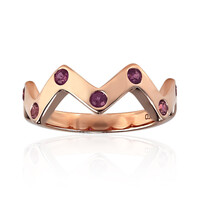 Bague en argent et Grenat Rhodolite