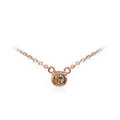 Collier en or et Diamant rose de France VS1 d'Argyle