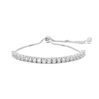 Bracelet en argent et Topaze blanche