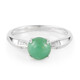 Bague en argent et Chrysoprase impériale