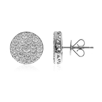 Boucles d'oreilles en or et Diamant SI2 (H) (CIRARI)