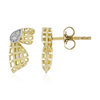 Boucles d'oreilles en or et Diamant I1 couleur (I) (Ornaments by de Melo)