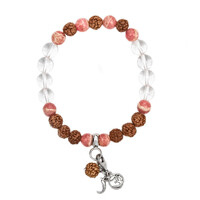 Bracelet en argent et Rhodochrosite