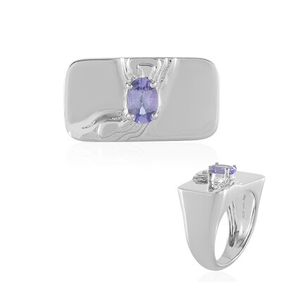 Bague en argent et Tanzanite (SAELOCANA)