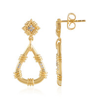 Boucles d'oreilles en laiton et Diamant I3 (H) (Juwelo Style)