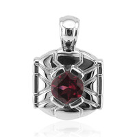 Pendentif en argent et Rhodolite de la Vallée du Rift (Remy Rotenier)