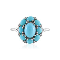 Bague en argent et Turquoise Sleeping Beauty