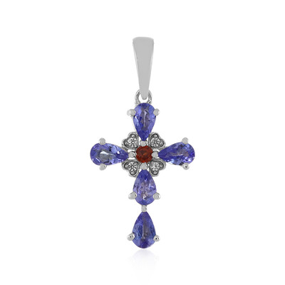 Pendentif en argent et Tanzanite