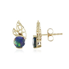 Boucles d'oreilles en or et Opale Mezezo (Ornaments by de Melo)