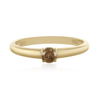 Bague en or et Diamant chocolat I3