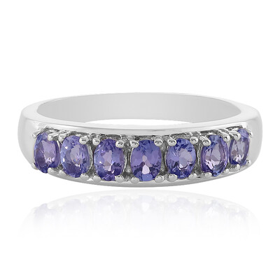 Bague en argent et Tanzanite