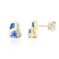 Boucles d'oreilles en or et Tanzanite