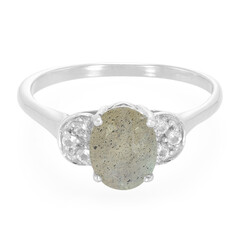 Bague en argent et Labradorite