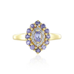 Bague en argent et Tanzanite