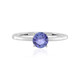 Bague en platine et Tanzanite