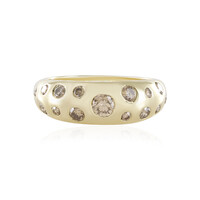 Bague en or et Diamant champagne I2 (de Melo)