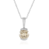 Collier en or et Diamant champagne I2