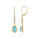 Boucles d'oreilles en argent et Turquoise Sleeping Beauty