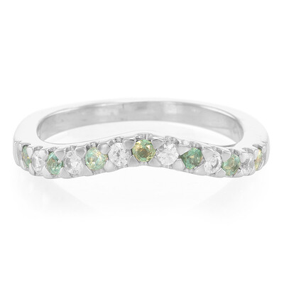 Bague en argent et Alexandrite du Brésil