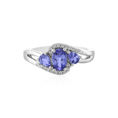 Bague en argent et Tanzanite