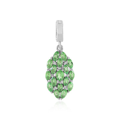 Pendentif en argent et Grenat Tsavorite