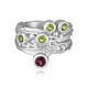 Bague en argent et Grenat Rhodolite