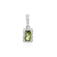 Pendentif en argent et Moldavite