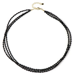 Collier en argent et Spinelle noir