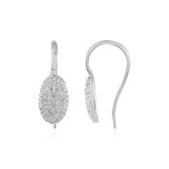 Boucles d'oreilles en argent et Zircon