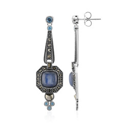 Boucles d'oreilles en argent et Kyanite (Annette classic)