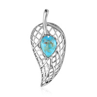 Pendentif en argent et Turquoise bleue de Mohavie (Art of Nature)