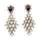 Boucles d'oreilles en argent et Améthyste (Dallas Prince Designs)