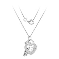 Collier en argent et Diamant PK (H)