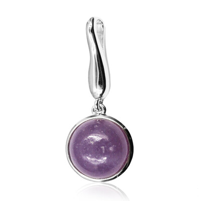 Pendentif en argent et Lépidolite