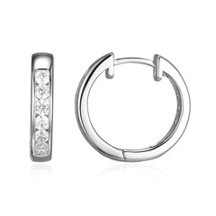 Boucles d'oreilles en argent et Zircon