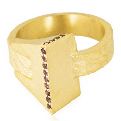 Bague en argent et Grenat Rhodolite