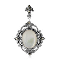 Pendentif en argent et Nacre (Annette classic)