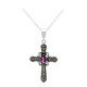 Collier en argent et Grenat Rhodolite