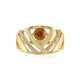 Bague en argent et Zircon cognac