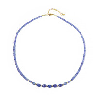 Collier en argent et Tanzanite