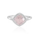 Bague en argent et Quartz rose