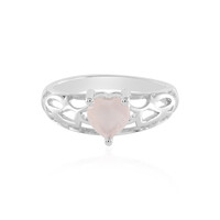 Bague en argent et Quartz rose